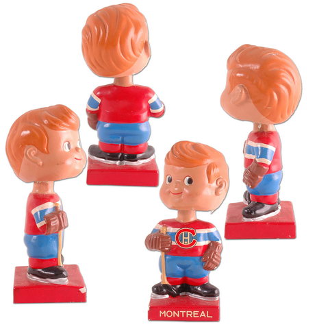 Vintage Bobble Head Doll - Montreal Canadiens - 1960s