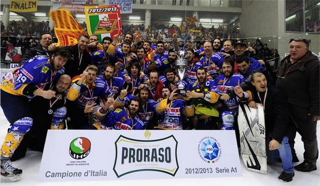 HC Asiago / Hockey Club Asiago - Italian Serie A Champion 2013