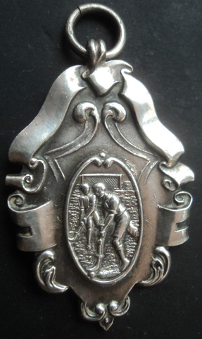 Antique Field Hockey Medal / Pendant or Watch Fob - 1919
