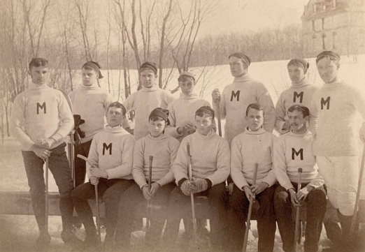 Mohican Isthmian Champion Hockey Team 1889 - Ice Polo History