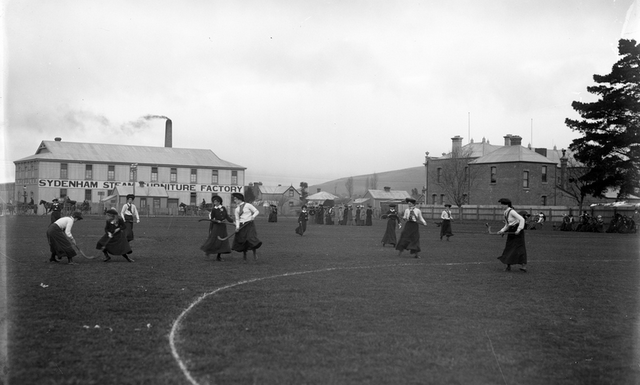 Women's Field Hockey Game at Sydenham Park, Christchurch - 1900