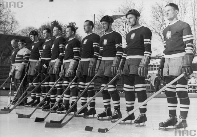 Poland Men's National Ice Hockey Team in 1939
