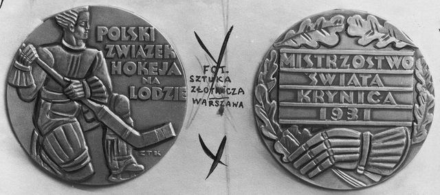 1931 World Ice Hockey Championships Commemorative Medals