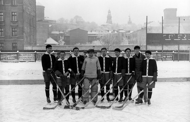 Towarzystwo Sportowe Wisła Kraków Drużyna Hokej 1928