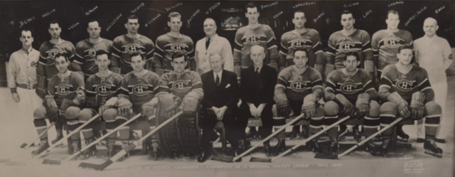 Montreal Canadiens - Stanley Cup Champions - 1944