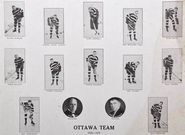 Ottawa Senators Team Photo - 1928-1929 Season