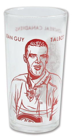 Jean-Guy Talbot Montreal Canadiens York Peanut Butter Glass 1962