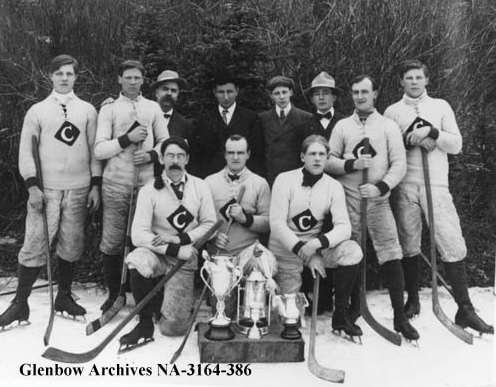 Canmore Hockey Team - Alberta, Canada 1908