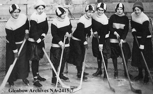 Vulcan Ladies Hockey Team - 1913