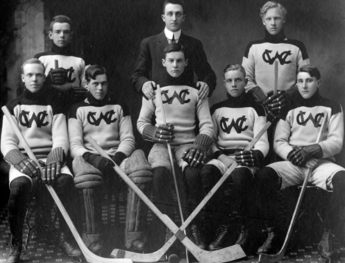 Western Canada College - Senior Hockey Team 1914