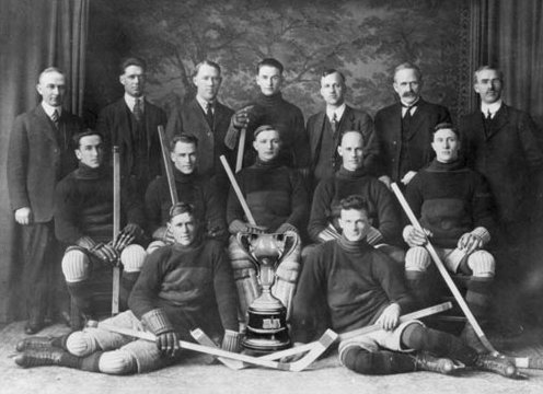 Okotoks Hockey Team - Alberta Intermediate Champions 1922
