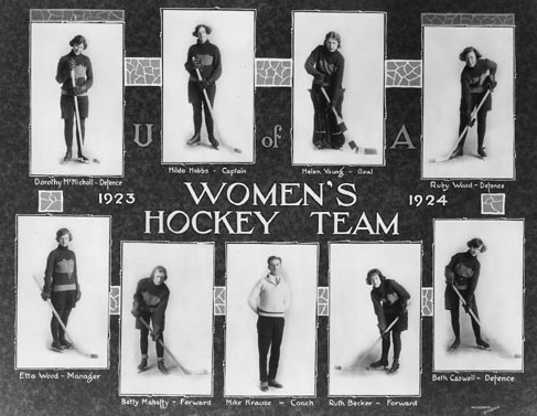 University of Alberta Women's Ice Hockey Team 1924