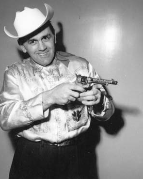 Rocket Richard in Cowboy Clothes - Calgary, Alberta 1961