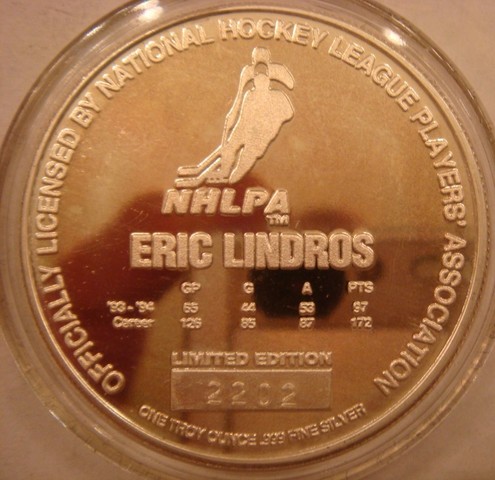 Hockey Coin Lindros B