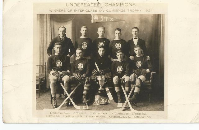 St. Francis Xavier Hockey Team - Cummings Trophy Champions 1924