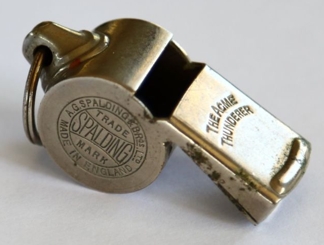Antique Spalding Whistle - The ACME Thunderer