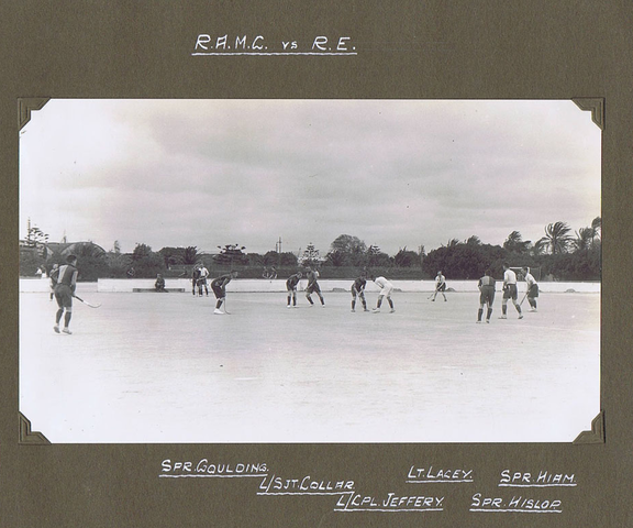 Antique Army Field Hockey - R.A.M.C. vs Royal Engineers 1920