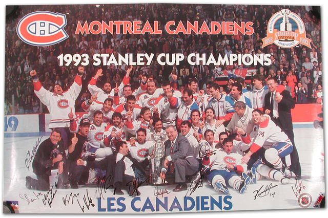 Montreal Canadiens - Stanley Cup Champions 1993
