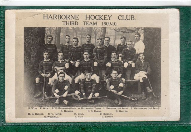 Harborne Hockey Club 1909 - Antique Field Hockey Team