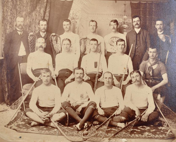 Young Canadians - Western District Lacrosse Champions 1885