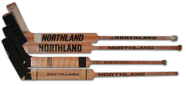 Vintage Northland Wood Goalie Sticks from the 1960s & 1970s