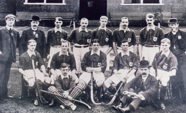 Antique Field Hockey - Ireland vs England 1904