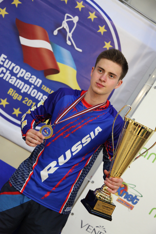 Maxim Borisov - European Table Hockey Champion 2014