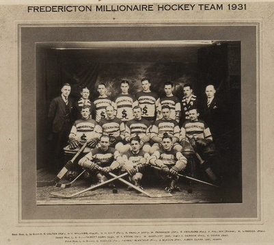 Fredericton Millionaire Hockey Team 1931