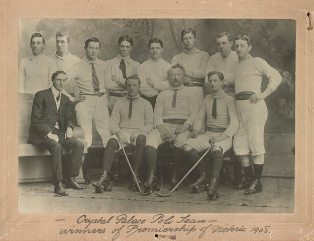 Crystal Palace Roller Polo Team - Victoria, Australia 1908