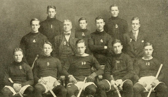 Harvard University Hockey Team 1908