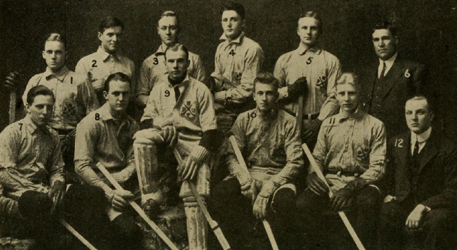 Princeton University Hockey Team  Intercollegiate Champions 1910