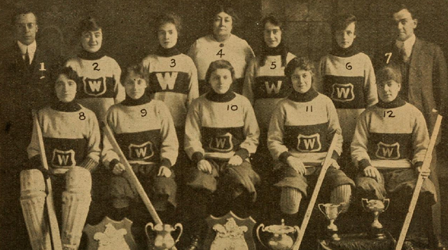 The Westerns  Eastern Ladies Hockey League Champions 1916 & 1917