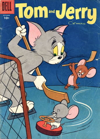 Ice Hockey Comic Book 1955  Tom and Jerry