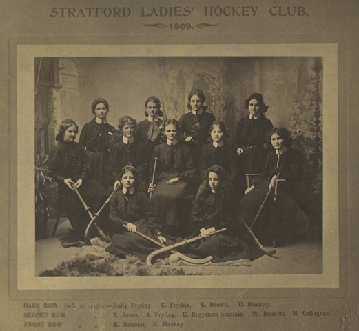 Stratford Ladies Hockey Club - New Zealand 1909