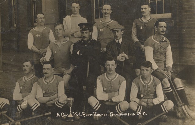A Coy - York and Lancaster Regiment Field Hockey Champions 1910