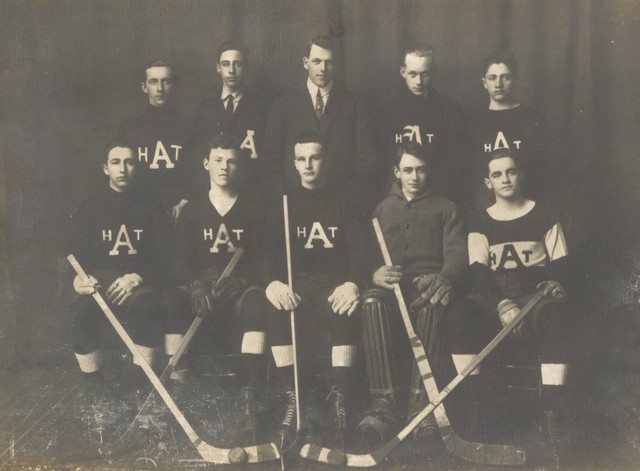 West Point Military / H A T Ice Hockey Team early 1900s