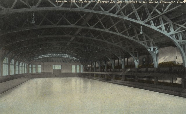 Elysium Ice Skating Rink Interior View - Cleveland, Ohio 1910