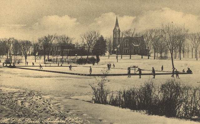 Menâs Ice Hockey - Campus Pond, University of Massachusetts 1910