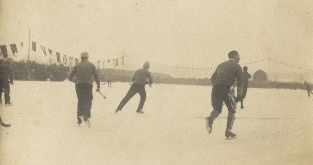 Championship Bandy Match in Finland 1920s