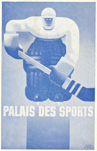 Palais des Sports in Paris, France - Ice Hockey Card / Schedule