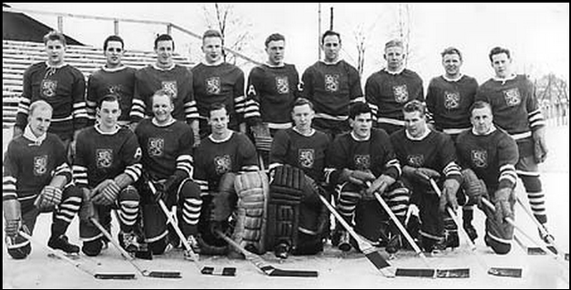 Finland Men's National Ice Hockey Team at 1952 Winter Olympics