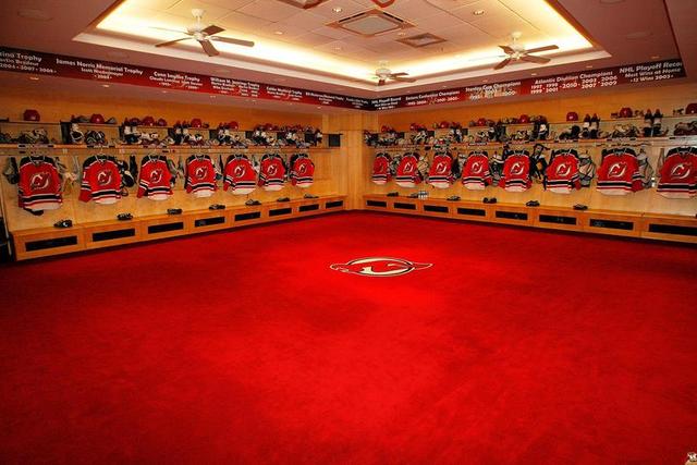 New Jersey Devils Locker Room | HockeyGods