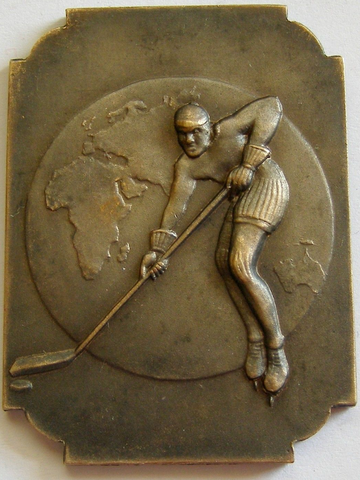 World & European Championships Ice Hockey Medal 1937