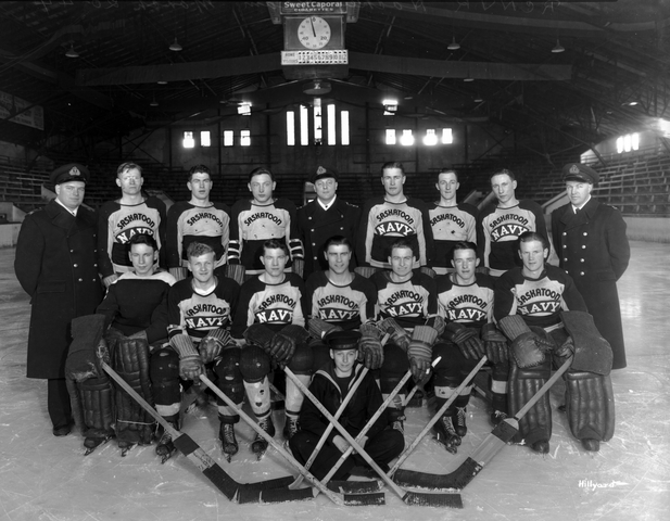 Saskatoon Navy Hockey Team 1944