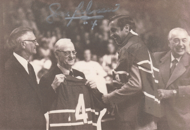 Jean Béliveau Receives His #4 Montreal Canadiens Jersey 1953