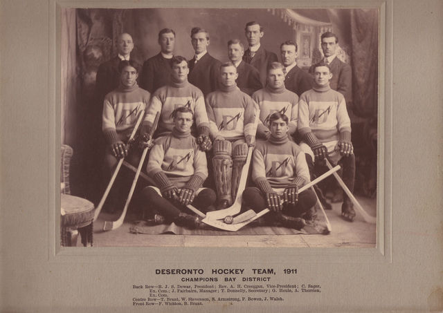 Deseronto Hockey Team - Bay District Champions 1911
