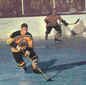 Bobby Orr Wearing Jersey Number 27 - Bruins Pre-season 1966