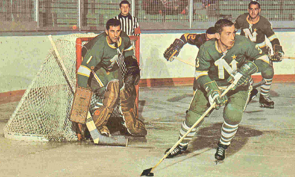 Cesare Maniago & Minnesota North Stars Teammate Bob McCord 1967 