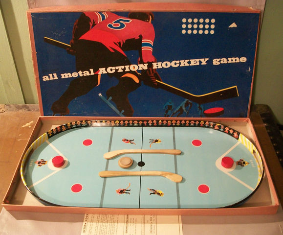 Pressman Toy Corp Table Hockey Game 1960