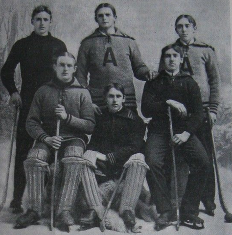 Arlington High School Ice Polo Team Massachusetts Champions 1897